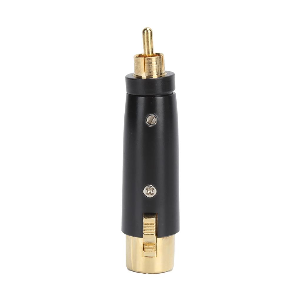 LZ1171G RCA Male to XLR Female Adapter Gold Plated Audio Connector for Mixer Microphone