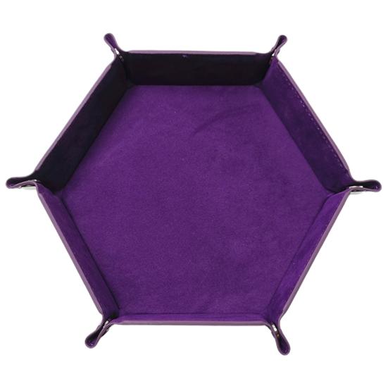 Storage Tray Foldable Large Capacity Faux Leather Assorted Dice Shape Organizer Holder Household Supplies