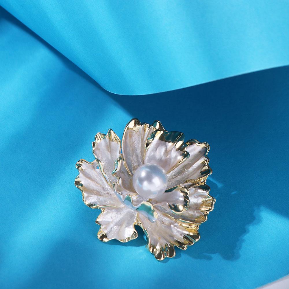 Chinese Style Flower Brooches Vintage Large Flower Badge Pin Jewelry Gift Peony Brooch Pins Girls