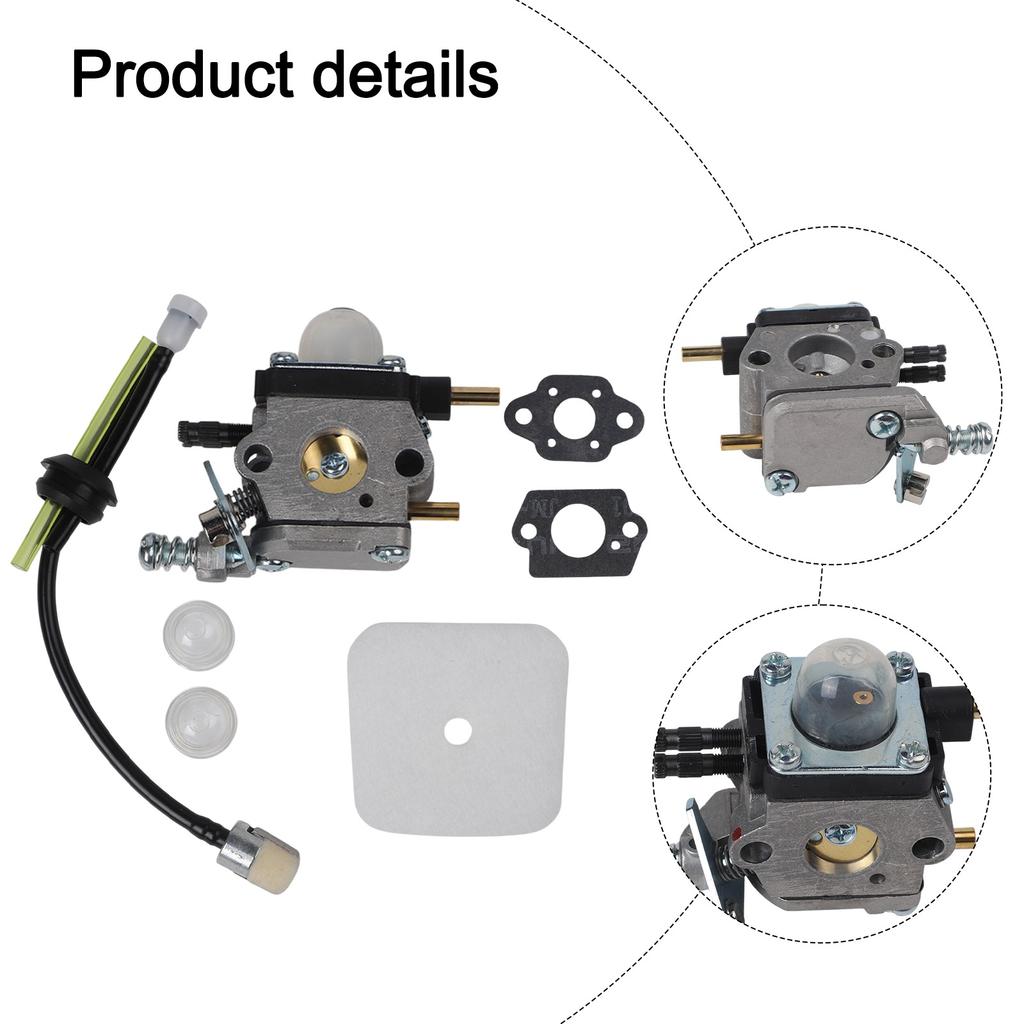 Replacement Parts Carburetor Kit for Mantis Garden Tillers Complete with Air Filter and Fuel Kits for 2 Models