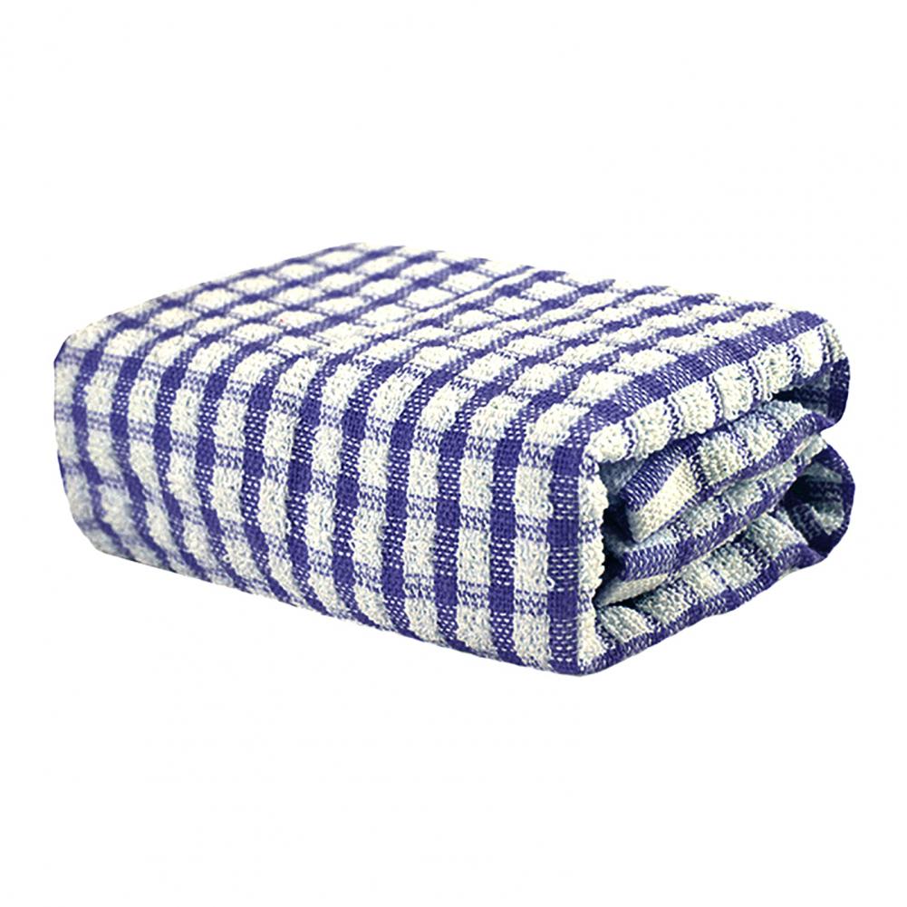 Kitchen Towels 6 Pack Plaid Print Cotton Towels Non-scratch Dishcloths for Home Restaurant Hotel Highly Absorbent Quick-drying
