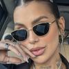 Fashion Cat Eye Sunglasses Women Metal Candy Colored Sunglasses Men Personalized Trendy Glasses Outdoor Driving Sunglasses UV400