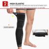 Sweat-absorbing Full Leg Compression Sleeve Compression Knee Sleeve  Running Yoga Dancing