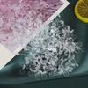 200pcs Plastic Flat Pad Pendants Oval Acrylic Transparent Cabochon Pendants  Home