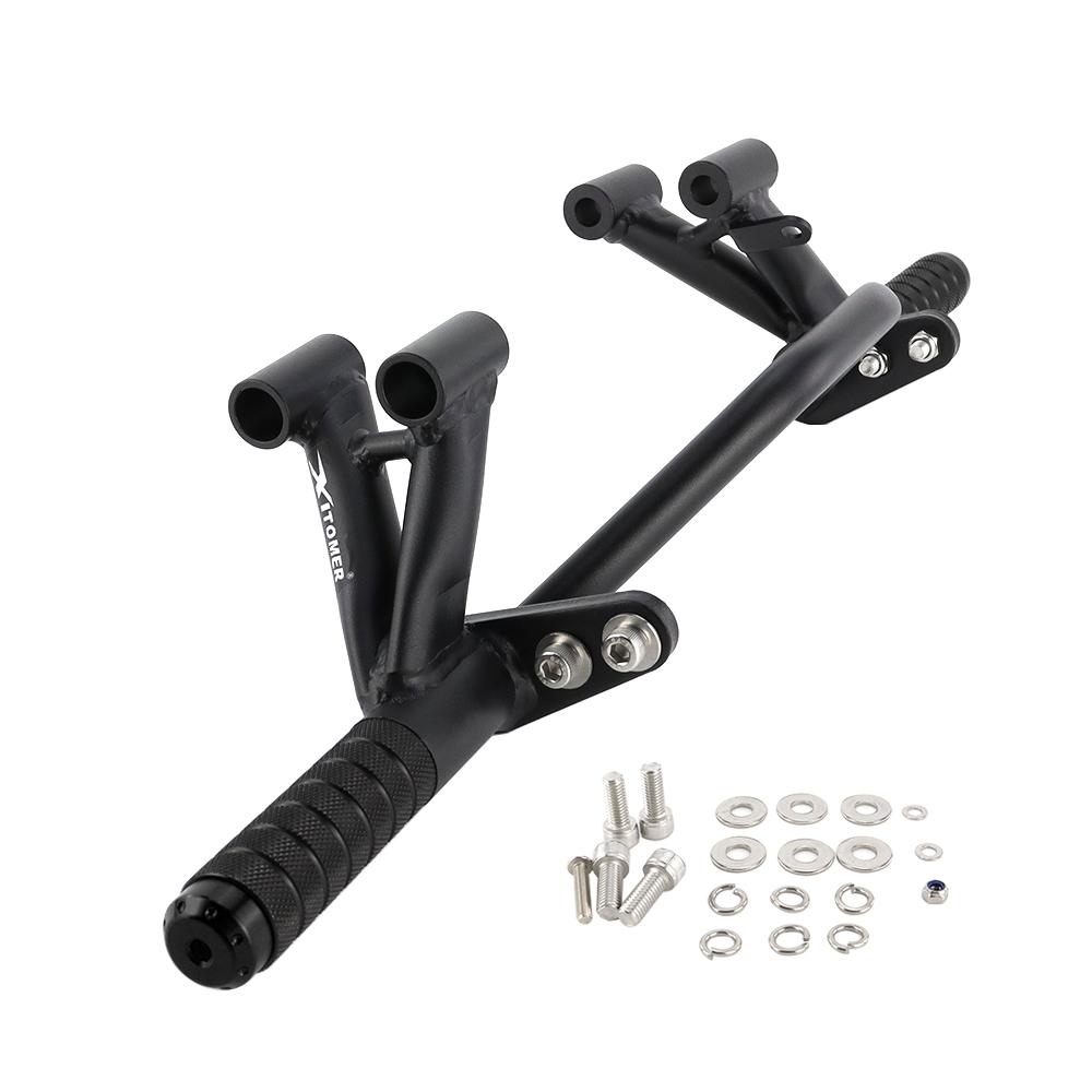 For YAMAHA FZ-09 2014-2017 MT-09 XSR900 Motorcycle Rear Footrests Subcage Passenger Peg Guard Peg Support Stunt Protection