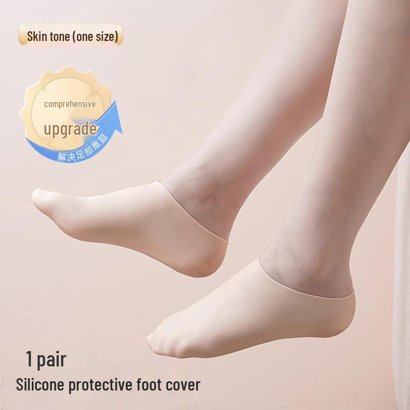 Hydrating Silicone Hand & Foot Masks for Moisturizing Dry Skin, Wear While Sleeping