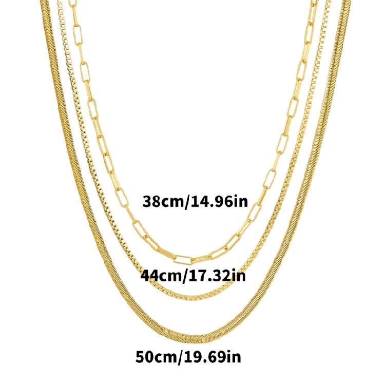 Adjustable Length Necklace Layering Necklace Woman Clavicle Chain Business Meeting Jewelry Stylish Neck Accessory