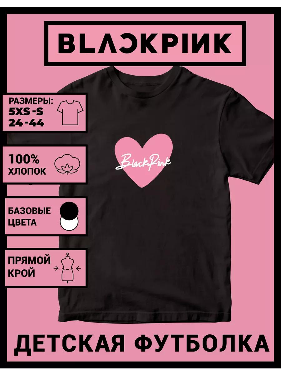 Детская футболка с принтом BLACKPINK M