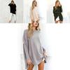 Womens Autumn Winter Fleece Long Sleeve Tshirt With Colorblock Splicing For Casual Wear