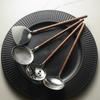 Walnut Handle Kitchen Tool 304 Stainless Steel Spatula Spoon Oil Filter Colander Kit Gadgets Anti-Scalding Cookware For Service