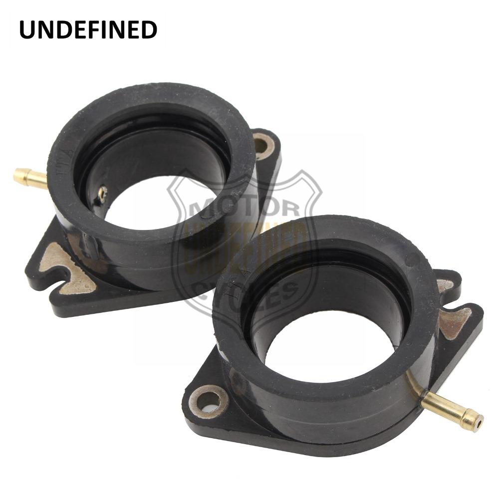 2pcs Motorcycle Carburetor Intake Manifold Adapter For YAMAHA XV700 XV750 XV920 Virago VIRAGO 1100 XV1100 XV 700 750 920 1000