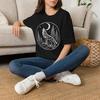 Animism Wolf Shirt, Animism Animal Soul Tee, White Charcoal Wolf, Spiritual Nature T-Shirt, Pagan Forest Graphic, Mystic Wolf Gift