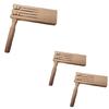 Wood Ratchet Noise Makers Mexicans Matraca Kids Percussion Wood Castanets Toy Spinner Rattle Soundboard Educational Toy