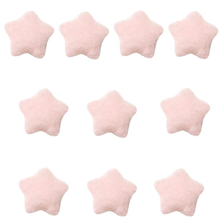 10 Pcs Plush Star Appliques Decorative Patches Sew on Patches Star Patches for Bag Shoe Hairpin Decorations