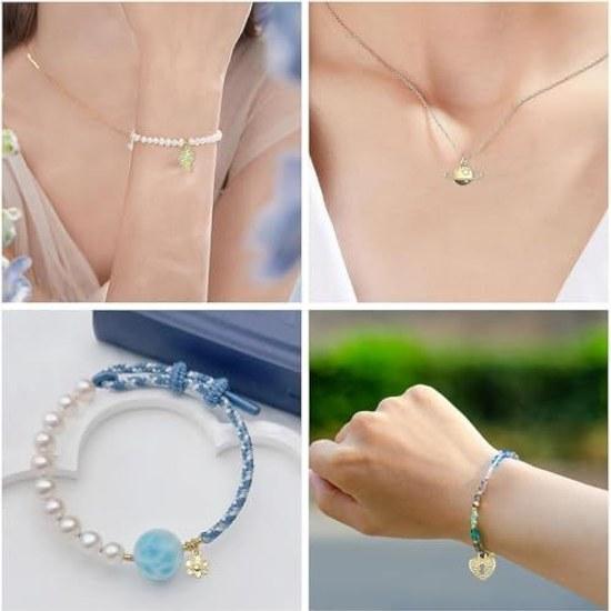 Charm accessory parts 100-piece set bracelet making DIY handmade accessories diverse designs materials gift crafts