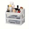 Makeup Organizer Plastic Storage Box Stylish Display Case Countertop Cosmetics Drawer Shelf Jewelry Desktop Finishing Dresser