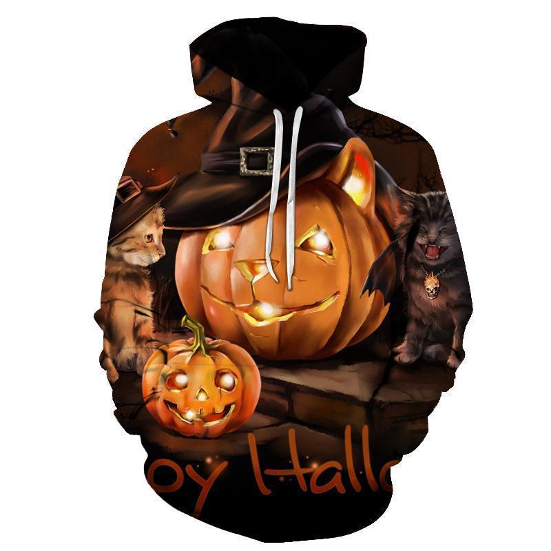 

Ужасная толстовка с капюшоном в виде тыквенной головы на Хэллоуин с 3D-принтом, уличный свитер для мужчин и детей, уличный свитшот с рисунком тыквы на Хэллоуин 6XL