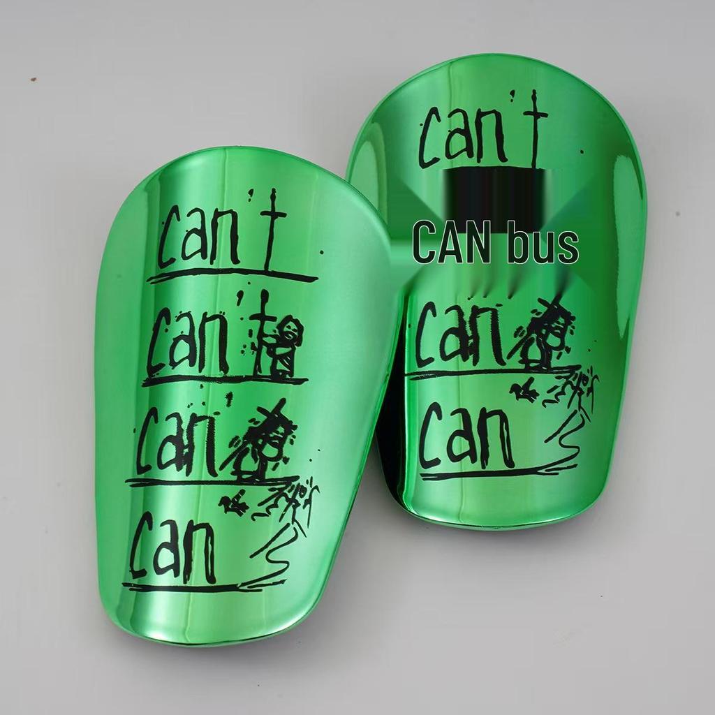 Electroplated Football Shin Guards with Plug-In Board for Protection