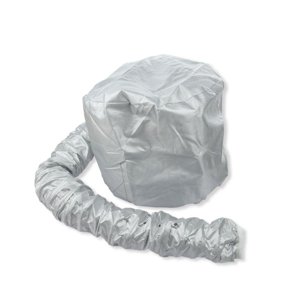 

Домашняя питательная регулируемая быстросохнущая шапочка Сушка теплым воздухом Шапочка для сушки волос Пароварка Фен для волос серебряный