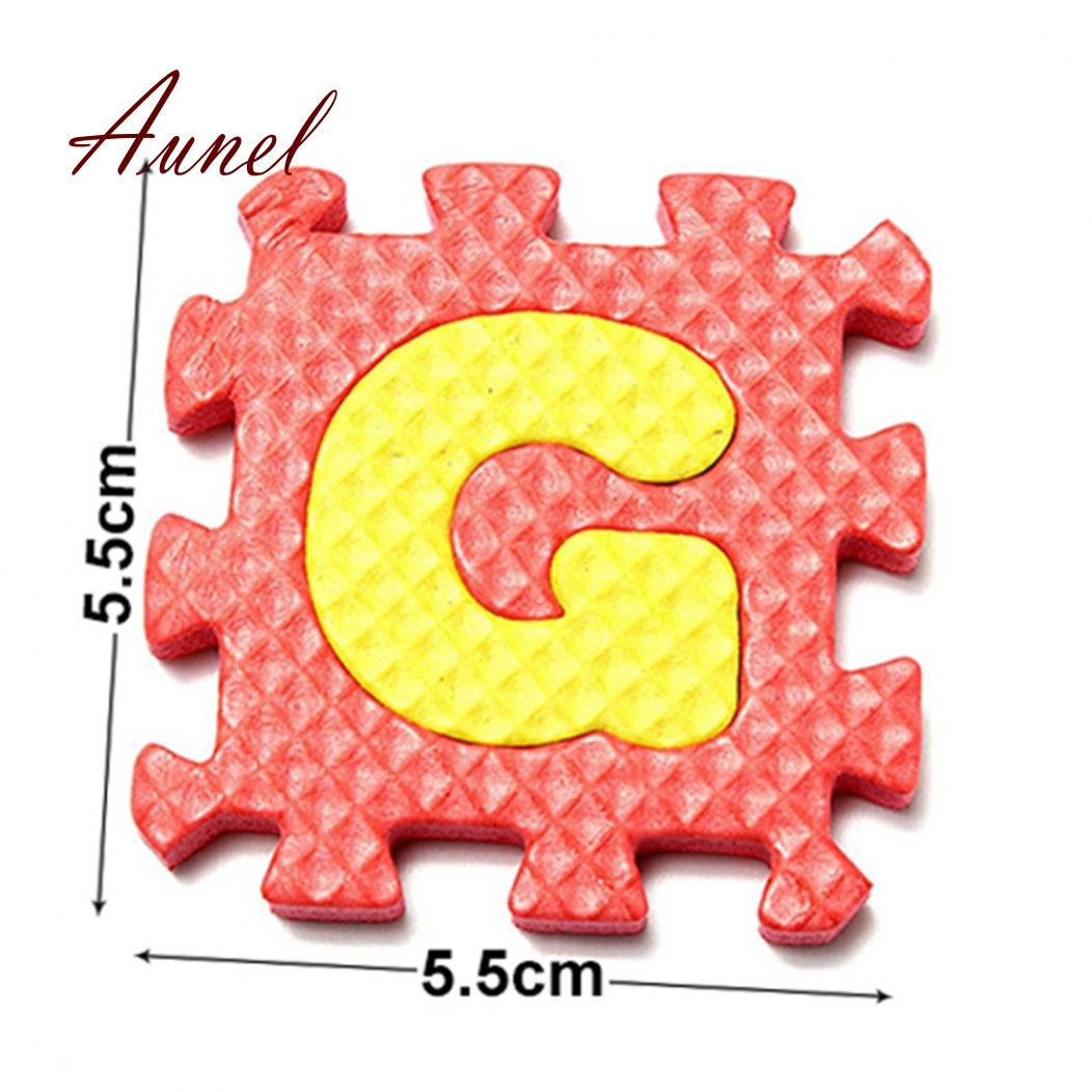 Мягкий сборный коврик пазл из элементов с буквами. 36 элементов в комплекте — фото 9