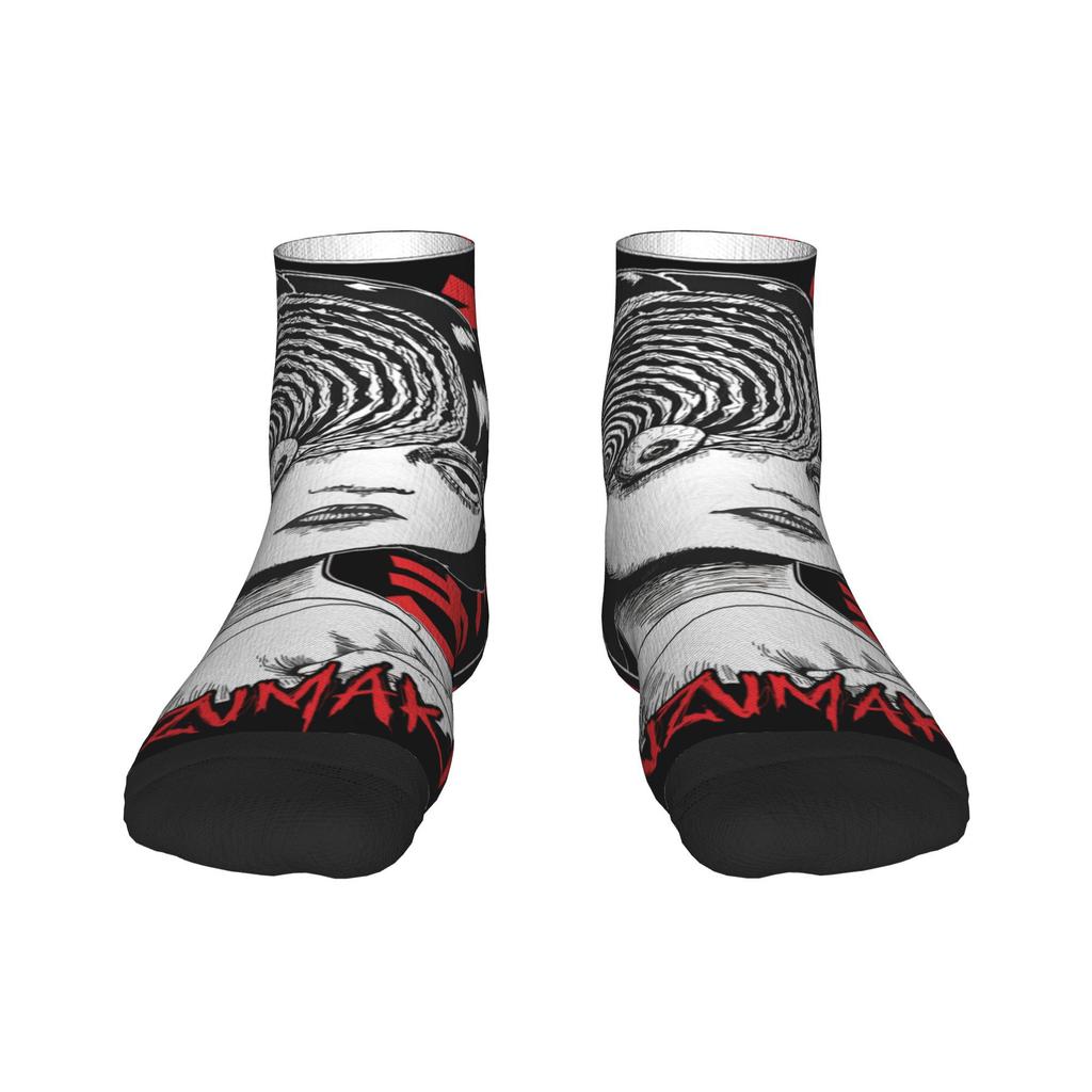 Souichi Anime  Ankle Socks Men Junjis Itos Breathable Vintage Sock Summer Running Anti Skid Graphic Socks Birthday Gift