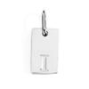 CARLIDANA Minimalist Letter Initial Jewelry Women Stainless Steel Gold Plated Rectangle Silver Color Alphabet Pendant Charm