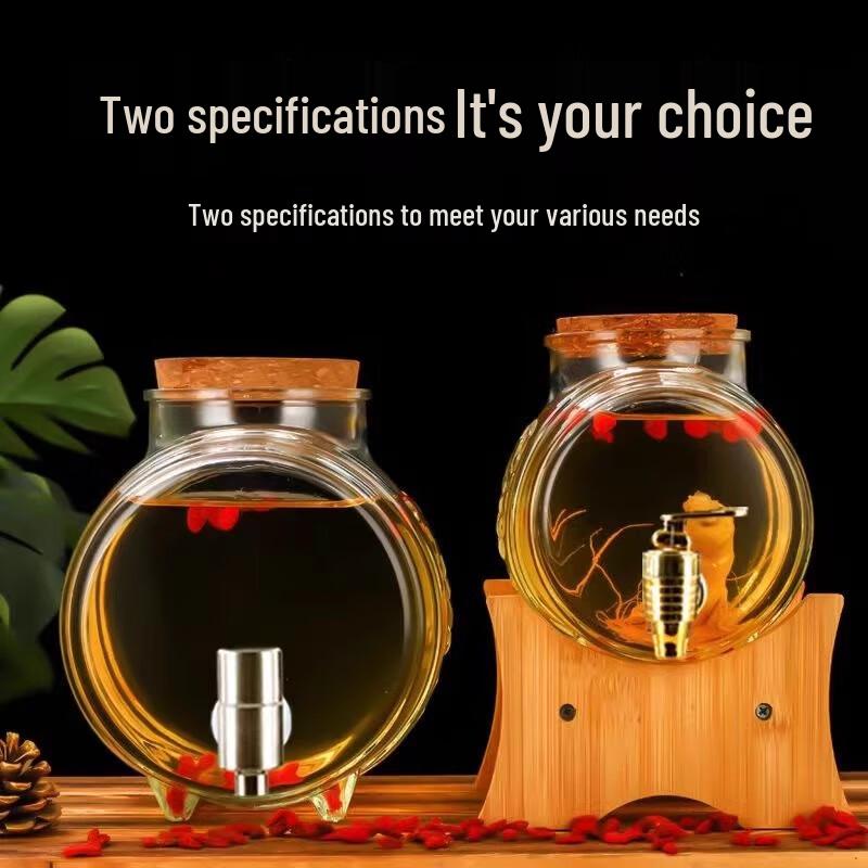 Homeglen Glass Fermentation Jar with Tap