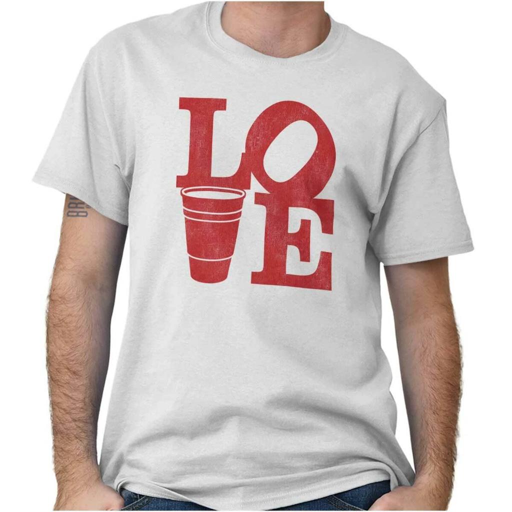 Bier trinken Betrunken Party College Bar-Hopping Erwachsener Kurzarm Rundhals T-Shirt