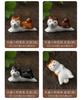 Japanese Style Underglaze Ceramic cute dog Chopstick Holder Tableware Restaurant Simple Oval Spoon Bracket Utensil For Kitchen