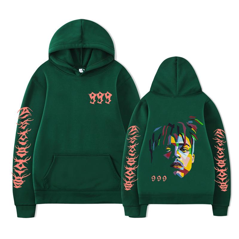 Ebay Trendy Rapper 999 Pattern Print Hip Hop Loose Hoodie