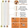 12Pcs Stainless Steel Cocktail Picks for Drinks Martini Olive Bloody Mary Bar Toothpicks Drink Garnish Appetizer Fruit Skewers