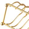 Iron Small Bowl Holder Golden Storage and Drainage Rack Fashion Toast Rack  Kitchen
