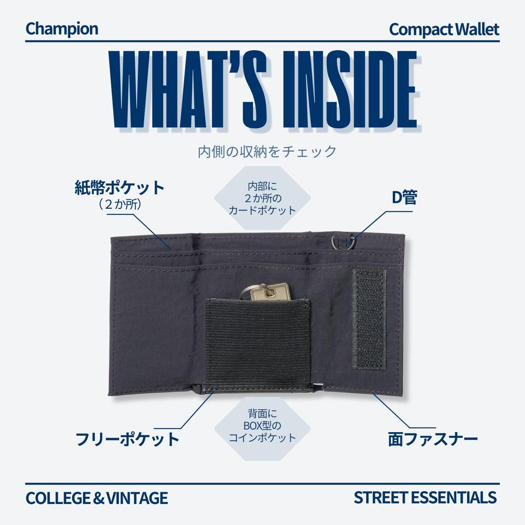 Champion Wallet for Men and Lightweight Nylon Compact Wallet with Neck Mini Wallet with Coin Peacock Blue Tri-fold Women, Strap, Purse,