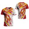 Abbigliamento Palestra Uomo Estate Girocollo Asciugatura Rapida Maglietta Tennis Badminton Ping-Pong Abbigliamento Sportivo Corsa all'Aperto Fitness Magliette da Uomo