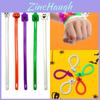 Kua Jing Halloween Wacky TPR Cauciuc Moale Ameliorarea Stresului Jucărie Coardă Elastică Brățară de Mână Cap de Dovleac 10.5g
