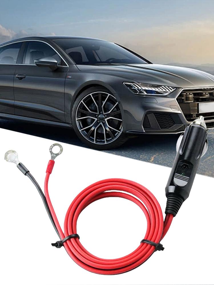 12-24V Cigarette Lighter Adapter Power Cord Car Male Plug Heavy Duty Cigarette Lighter Adapter Apply To Cigarette Lighter Socket