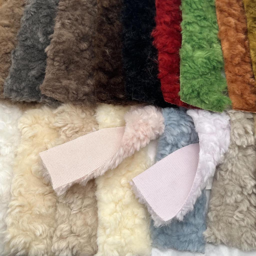 Brushed Flower Velvet Plush Cashmere Wool: Clothing & Footwear Materials