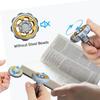 Metal EDC Fidget Turntable Toy With Handle Precision Rotating Gadget Anxiety Stress Relief Focus Training Gift For Adults