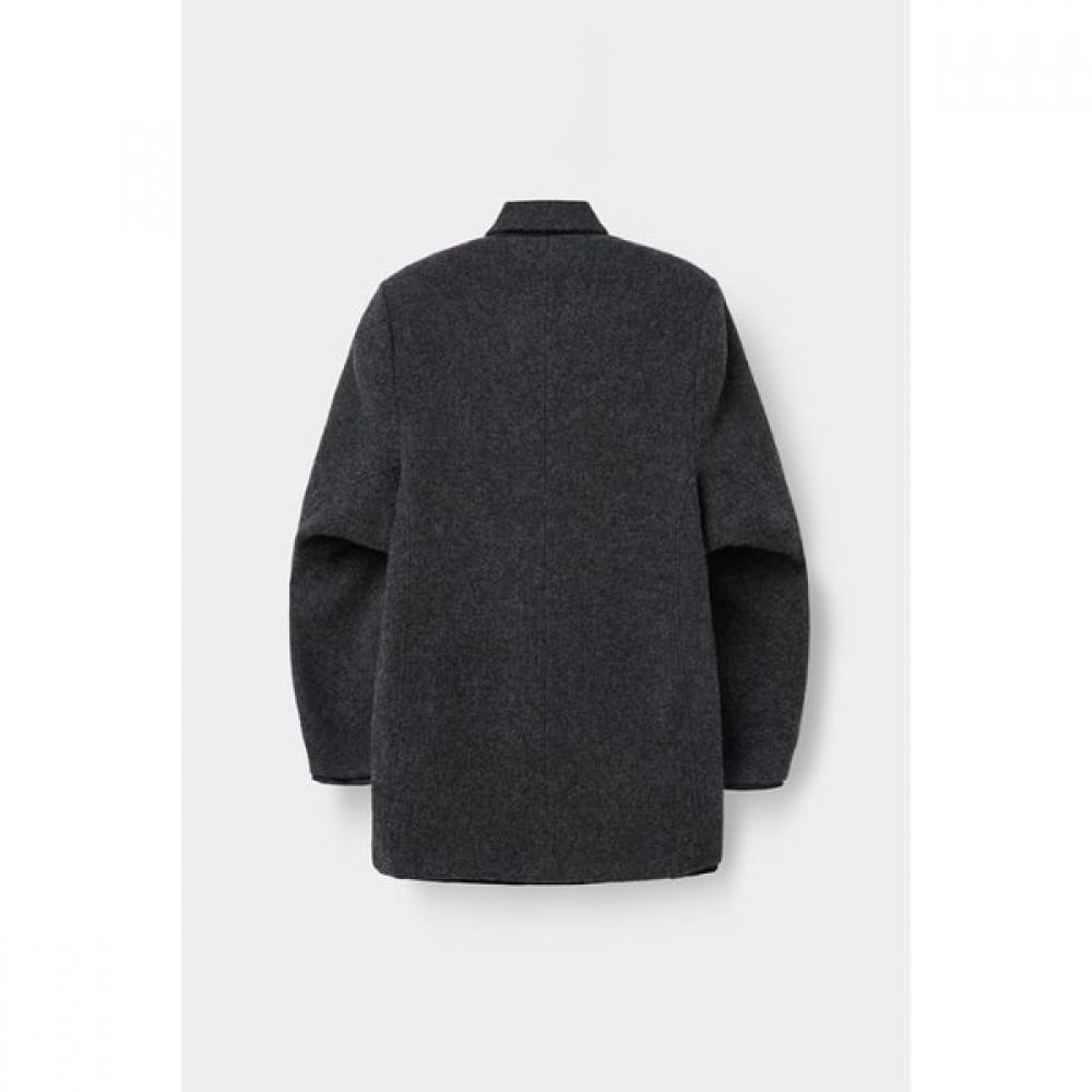 Customellow Wool Falling Back Jacket Grey Cwjaw25991gyx