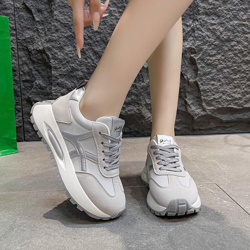 Platform-soled Forrest Gump Shoes Women's Autumn 2025 New Fashion Versatile Dad Shoes Heightening Sports Casual Shoes Casual Shoes