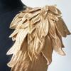 2Pcs/Pair Embroidery Angel Wing Applique Sewing Flower Collar Patch for Wedding Party Gown Bridal Dress Clothes DIY Crafts
