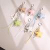 Colorful Star Bag Pendants Tassel Keychains Sweet Keyring  Car Key Holder