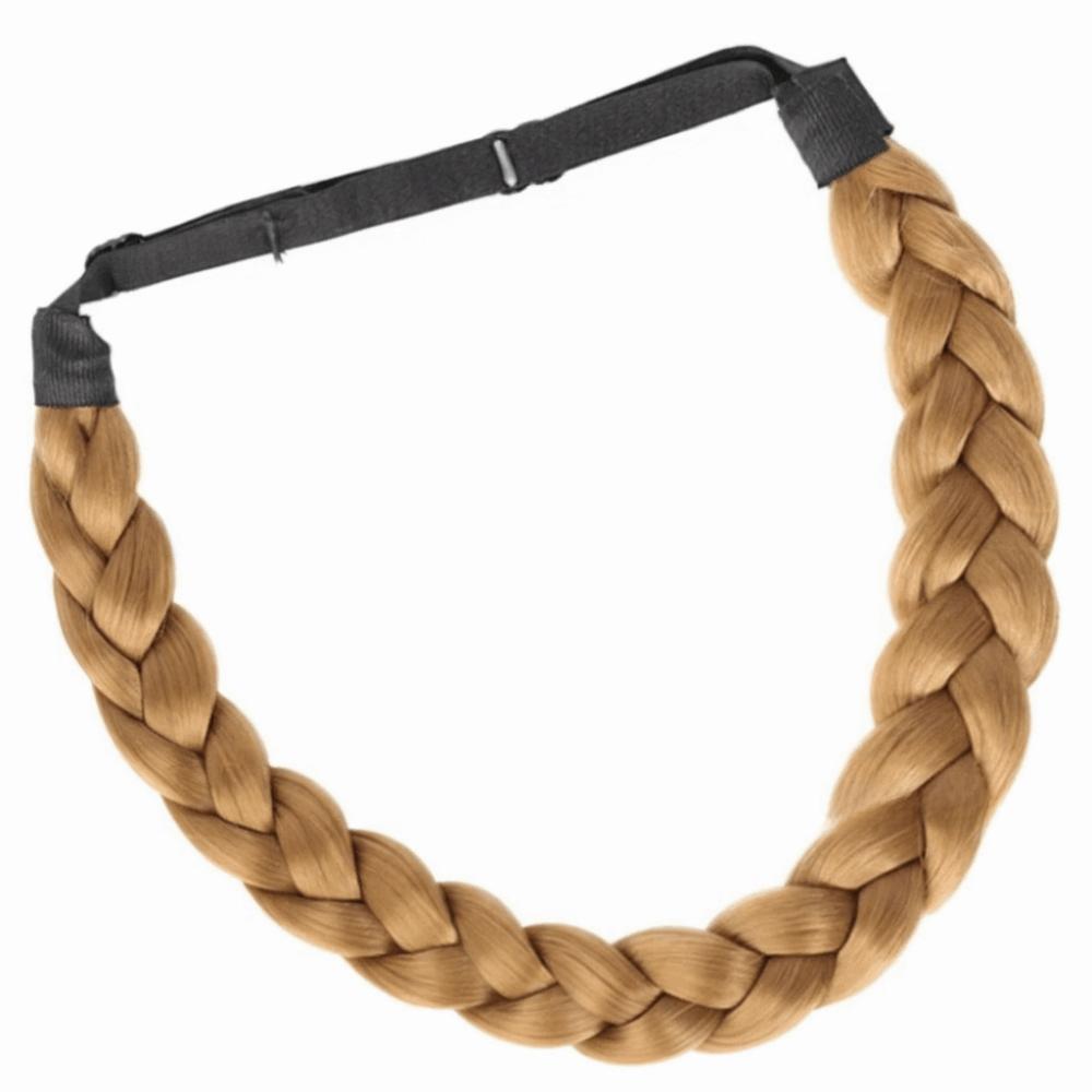 Premium Braided Elastic Band Hair Synthetic Retro Head Hoop Braiding Hair Headband Daily Wear