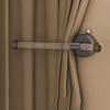 Suction Cup Shower Curtain Side Hook Clasp Durable Towel Hanging Rod Curtain Holdbacks  Bathroom