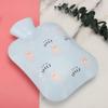 with Plush Cover Hot Water Bottles PVC Hand Warmer Warming Products Cartoon Pig Hot Water Bag  Foot