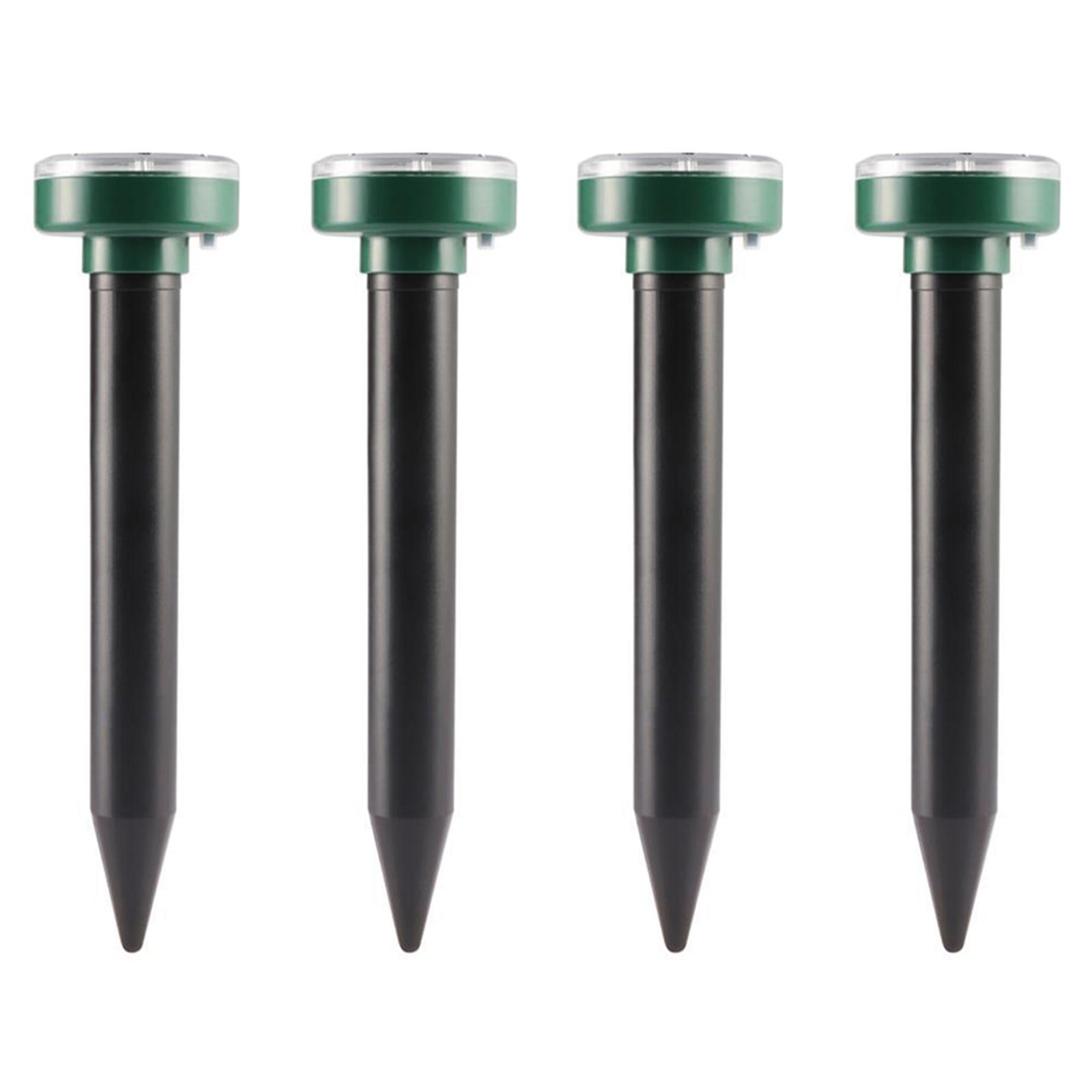 

4-20 шт. отпугиватель вредителей на солнечной энергии, средство отпугивания садовых вредителей, мышеловка, устройство, суслик, кроты, вредители, репеллент для грызунов, садовые аксессуары