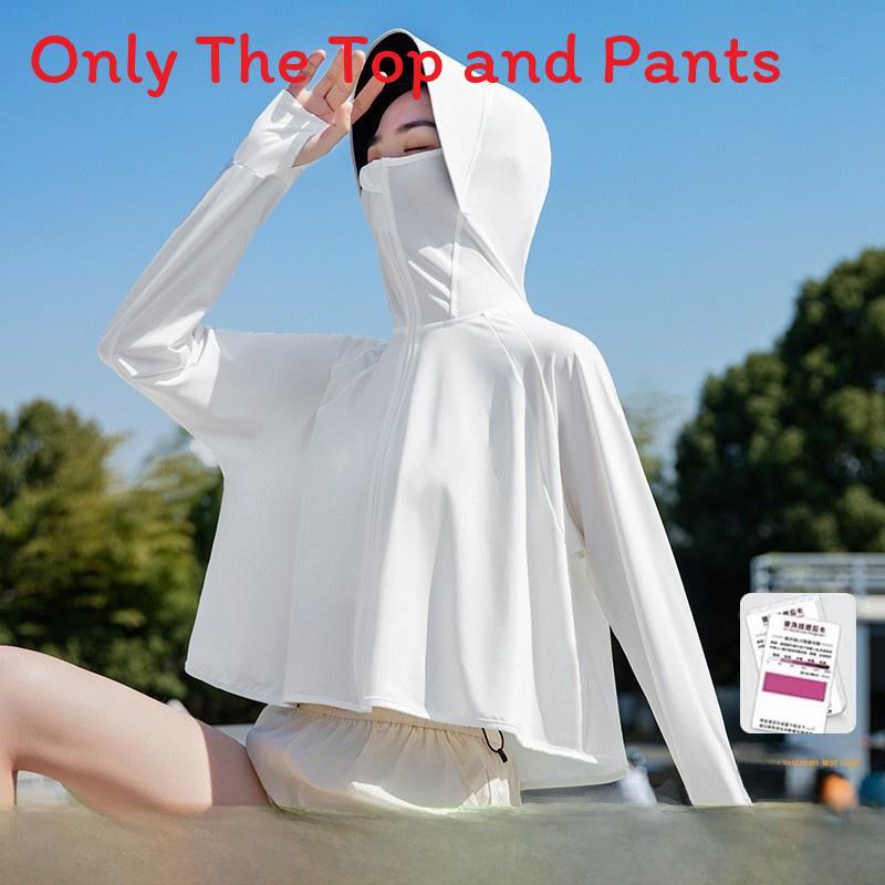 Ultraviolet Protection Shawl For Women With Breathable Ice Silk Fabric For Summer Sun Shielding