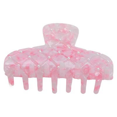 Hair Claw Clips Durable Fashionable Anti Slip Design Wonderful Gift with Pearls for Women Girls