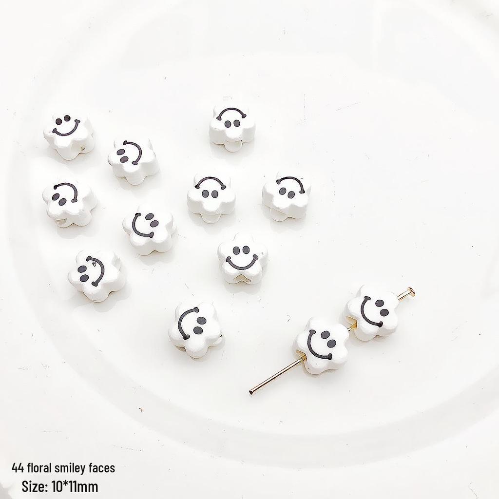 Versatile Ceramic Bear & Cat Paw Beaded Necklace/Bracelet Accessories