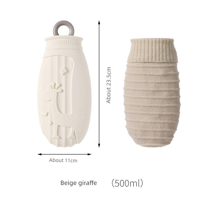 Fasola Warm Water Bottle Hand Warmer Magic Device, Thickened Explosion-Proof Water-Filled Hot Water Bag for Women, Small Size, Waist Warmer, Hot